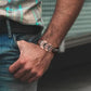 Herren-Kupferarmband, 3× Stärke, aus 99,99 % reinem Kupfer, magnetisch, verstellbare Länge