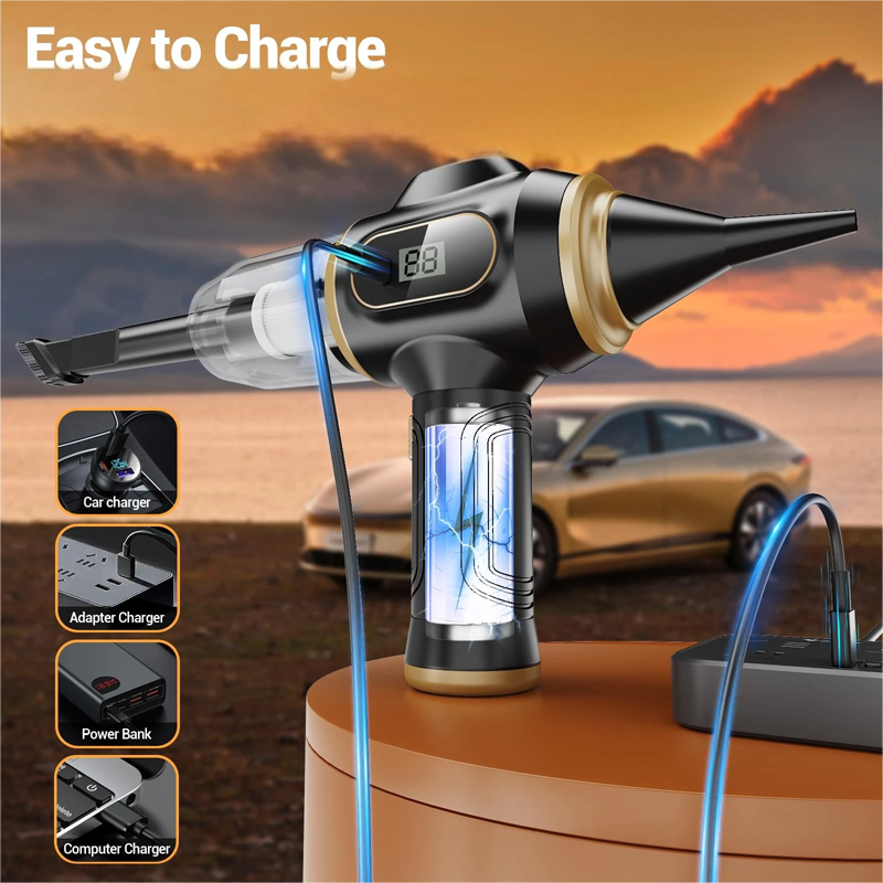 🚗💨 50 % Rabatt!🔋 Kabelloser 4-in-1-Autostaubsauger – Starke Saugkraft, lange Akkulaufzeit, entfernt mühelos Staub, Krümel und Tierhaare – für ein blitzsauberes Auto in wenigen Minuten 🧹✨