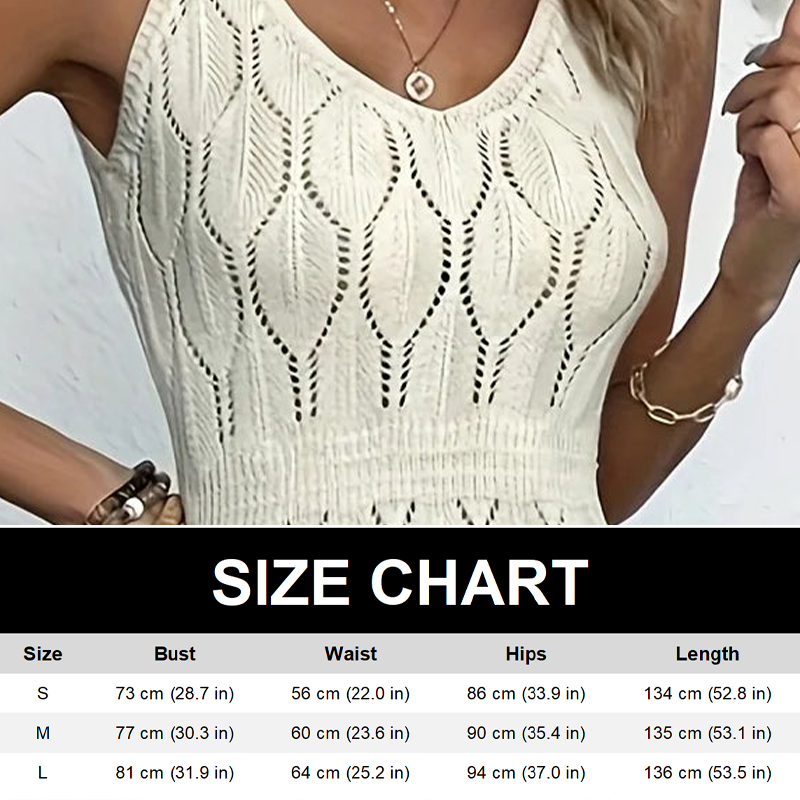 💃🎀 2026 Neu eingetroffen Elegantes Kleid mit V-Ausschnitt & Pointelle-Strickmuster ✨