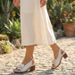 👡🌸 Sandalen mit Blockabsatz, 3D-Blumen & Offener Spitze – Elegant, Bequem & Modischer Look 👠