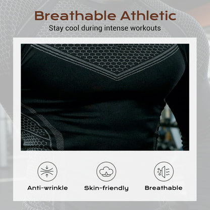 Langarm-Trainingst-Shirt für Männer