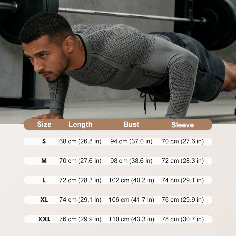 Langarm-Trainingst-Shirt für Männer