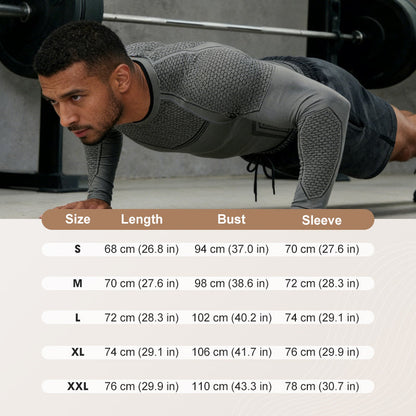 Langarm-Trainingst-Shirt für Männer