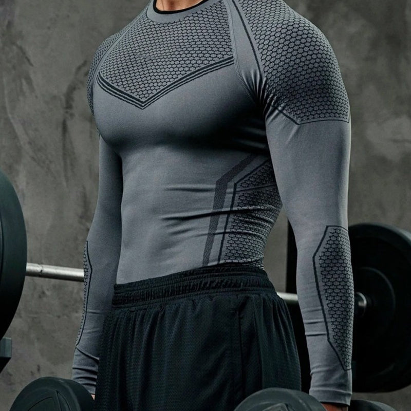 Langarm-Trainingst-Shirt für Männer