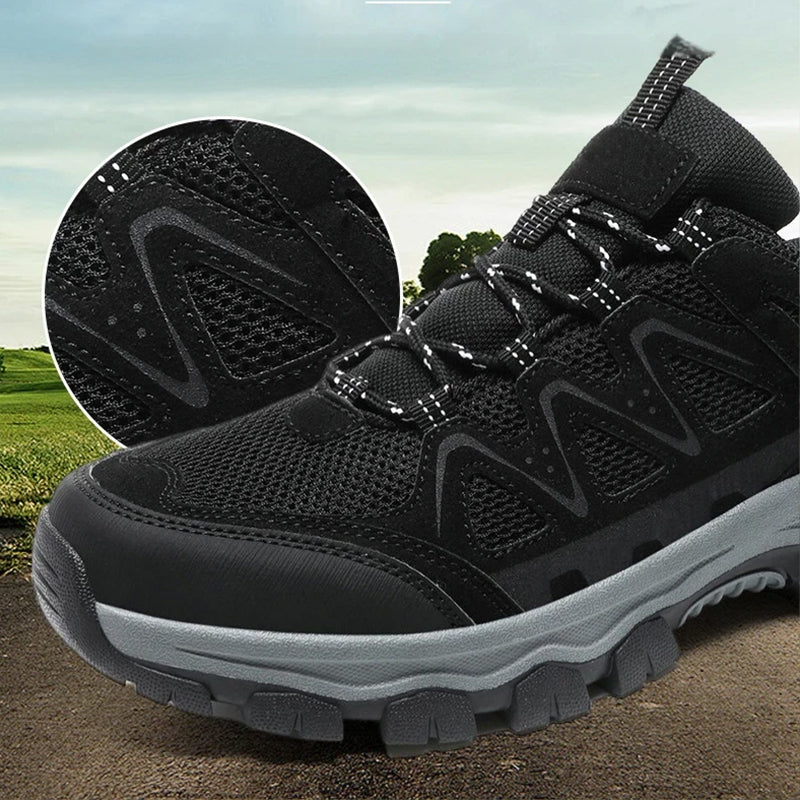 🥾 60% OFF NOW! ⛰️ Men's Lightweight Hiking Shoes – Breathable Mesh, Non-Slip Grip & Cushioned Sole 🌲