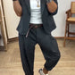 🏆 54% Rabatt !! Damen Business-Anzug – Blazer mit Kragen & Hose, Bügelfrei & Klassischer Look 👖