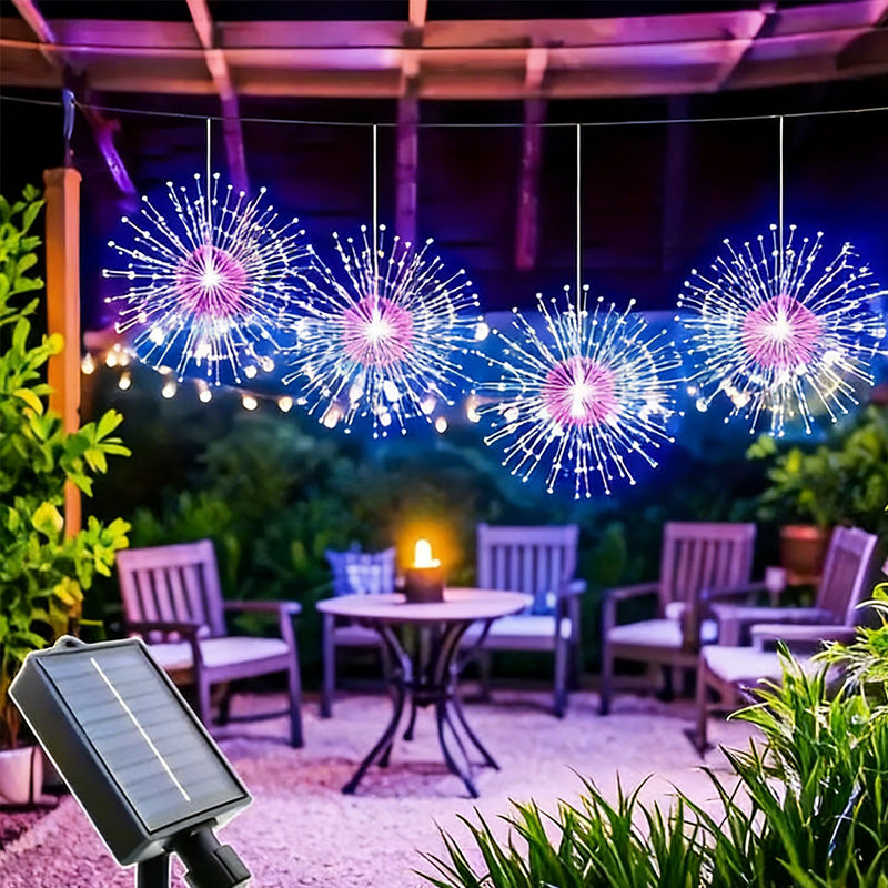 ⚡Solar-Feuerwerks-Strumpflicht für Garten und Parties