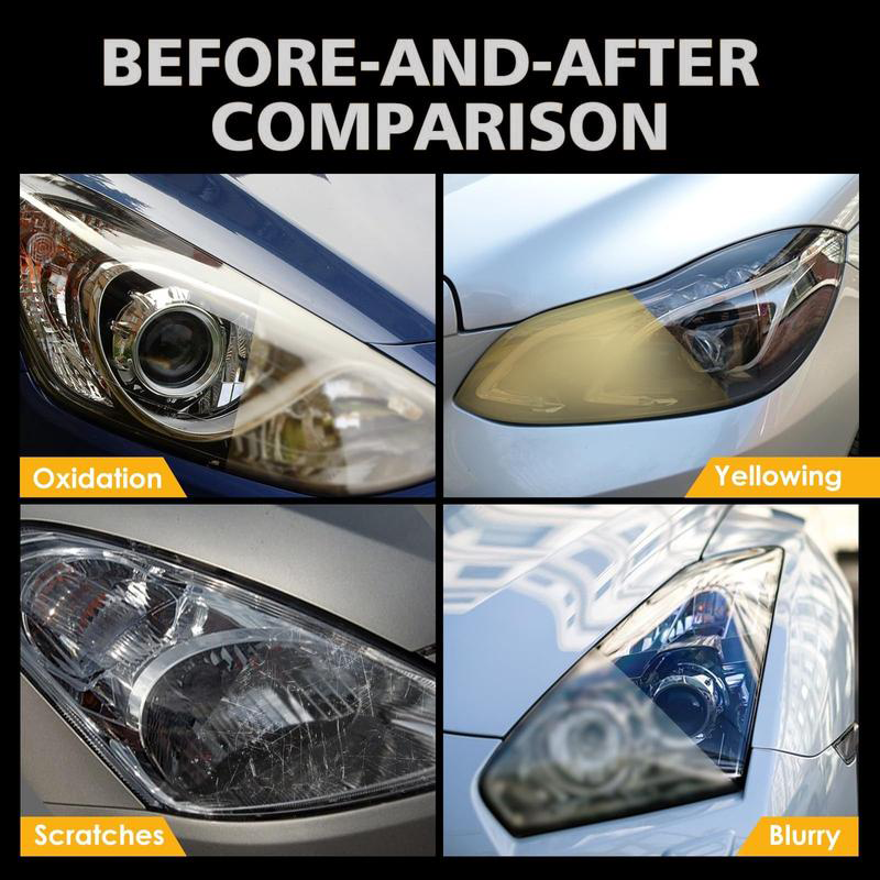 🌞Frühlingserwachen: 48% Rabatt!🚗 Scheinwerfer-Restaurierungsflüssigkeit – Gegen Vergilbung & Oxidation – Für klare Sicht & UV-Schutz – Einfache Anwendung