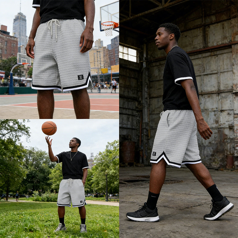 🏃 Herren Sport-Shorts – Baumwollmischung, Elastischer Bund & Seitentaschen – Bequem & Atmungsaktiv, Sommerliche Freizeit- & Sportshorts, XL–6XL🩳