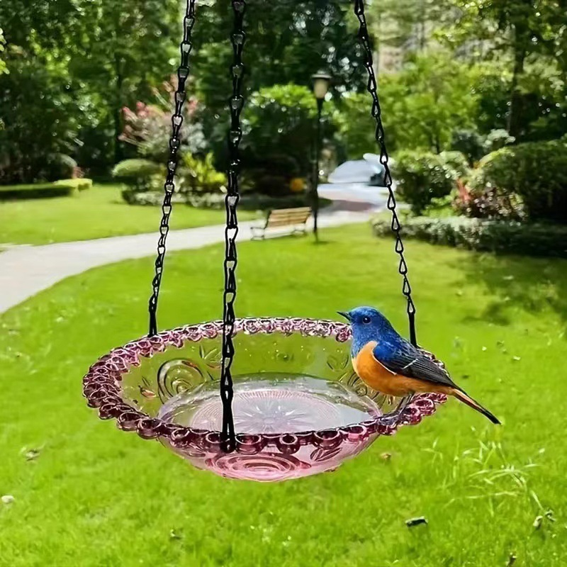 🐦 ⏳ Hängende Futterstation & Vogeltränke im Vintage-Stil – 2-in-1 Design, Wetterfest & Perfekt für den Garten 🌿