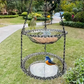 🐦 ⏳ Hängende Futterstation & Vogeltränke im Vintage-Stil – 2-in-1 Design, Wetterfest & Perfekt für den Garten 🌿