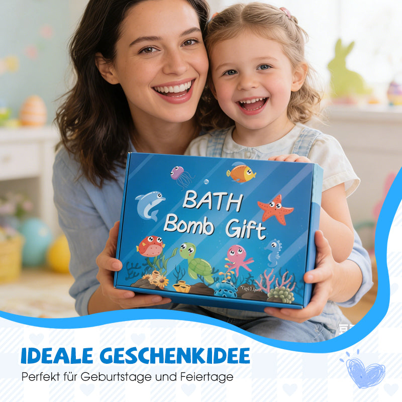 🏆52% Rabatt – Jetzt zuschlagen!🔥12-teiliges Badebomben-Geschenkset für Kinder