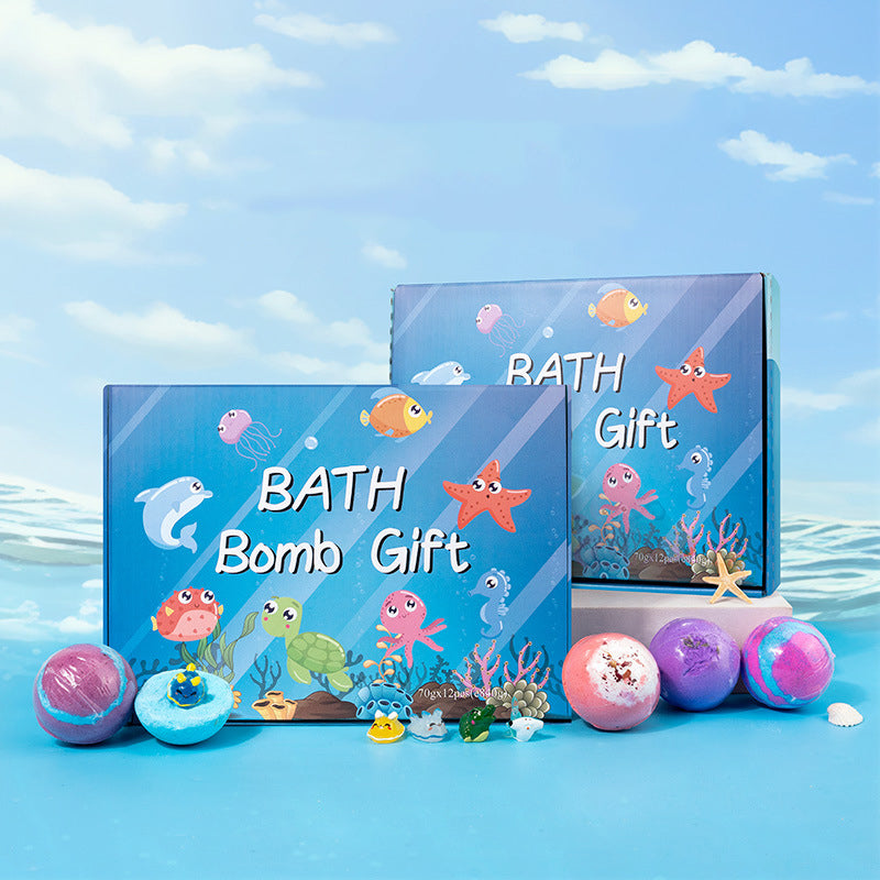 🏆52% Rabatt – Jetzt zuschlagen!🔥12-teiliges Badebomben-Geschenkset für Kinder