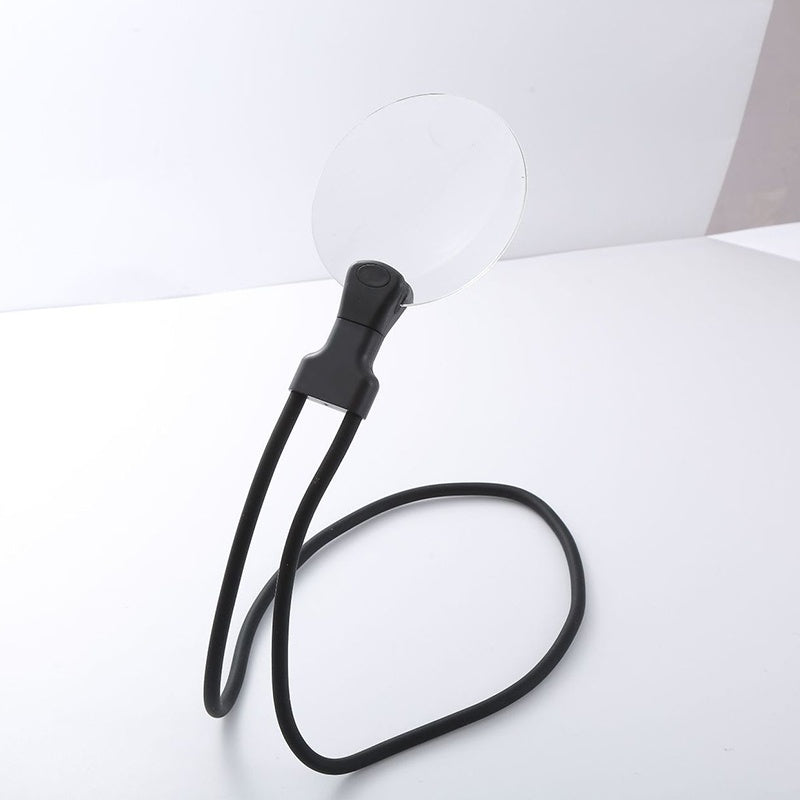 🔍✨ 5-fache Freisprech-Lupe – LED-Beleuchtung, Einstellbarer Kopfriemen & Perfekt für Basteln & Lesen 📚