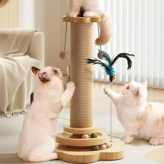 🐱🔥 50% RABATT 🧸 Multifunktionaler Kratzbaum für Katzen – spielen, kratzen & entspannen in einem 🐾 platzsparend & stabil
