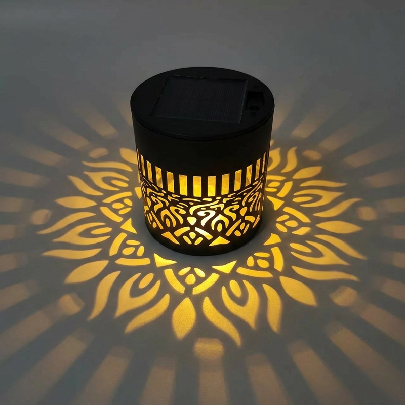 🌞  🌀 Solar Mandala Light – Stunning Pattern Projection, 2-in-1 Floor & Wall Design & IP65 Waterproof Auto On/Off 🌿