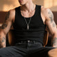 🔥50 % Rabatt🔥Ärmelloses Herren Shirt aus schwerer Baumwolle – Rippstrick-Tanktop für Sport, Freizeit & als Unterwäsche 🏃🏋️