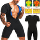 🧖‍♂️ 🔥 Ganzkörper-Sauna-Overall für Herren – Steigert Kalorienverbrauch, Muskelkompression & Wärmespeicherndes Polymergewebe 💪