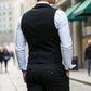 Herren Casual Retro Slim-Fit Weste für Anzug oder Smoking 👔