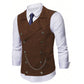 Herren Casual Retro Slim-Fit Weste für Anzug oder Smoking 👔
