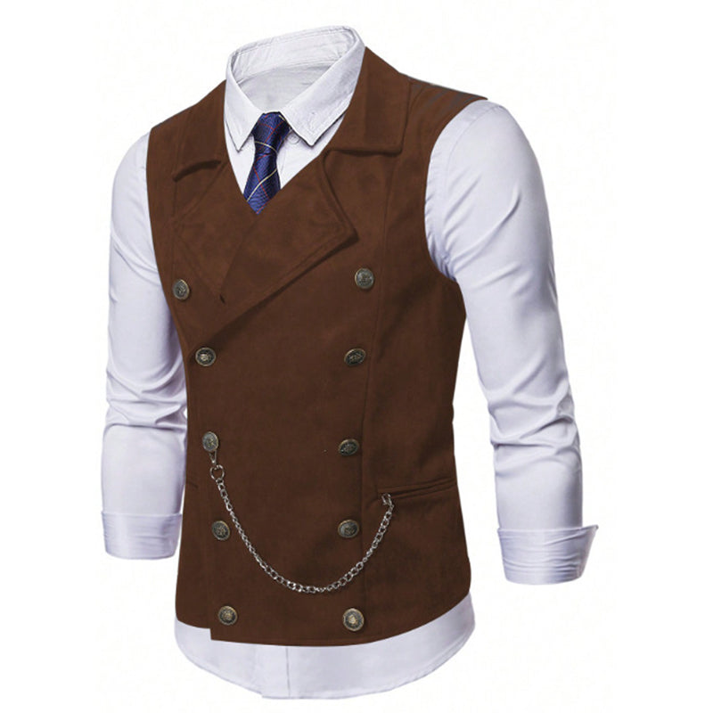 Herren Casual Retro Slim-Fit Weste für Anzug oder Smoking 👔