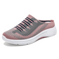 Damen-Slip-On-Sneakers mit offenem Rücken und Atmungsaktivität