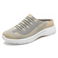Damen-Slip-On-Sneakers mit offenem Rücken und Atmungsaktivität