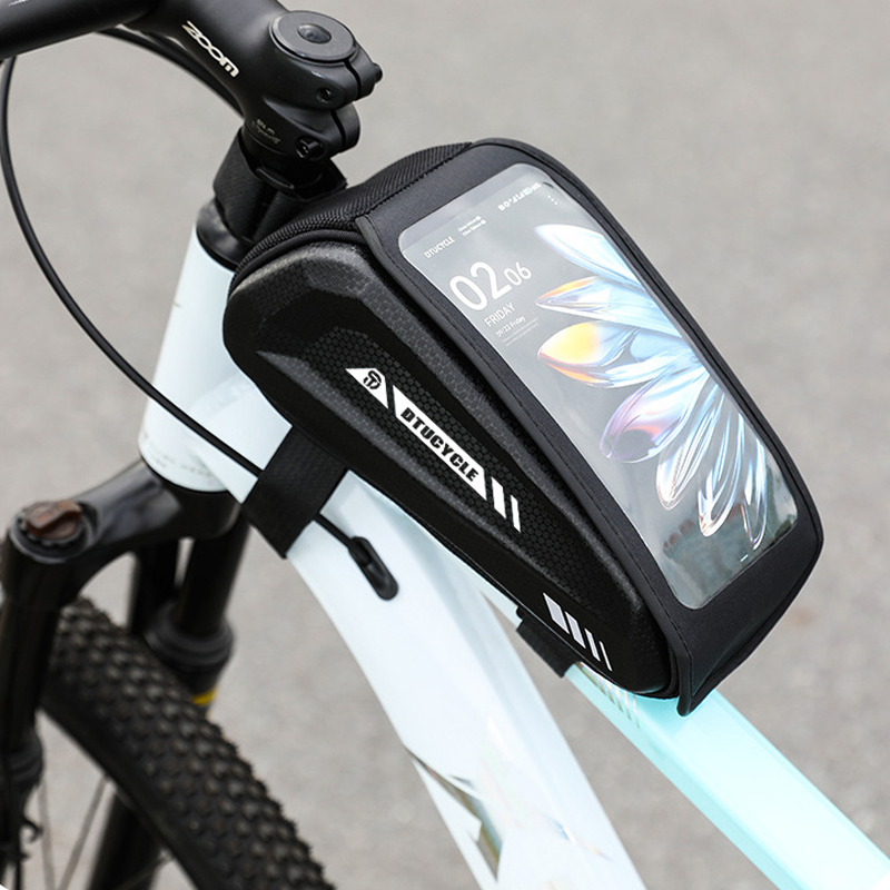 Wasserdichte Fahrrad Oberrohrtasche – Hardcase Handyhalter für MTB & Rennrad🚴📲