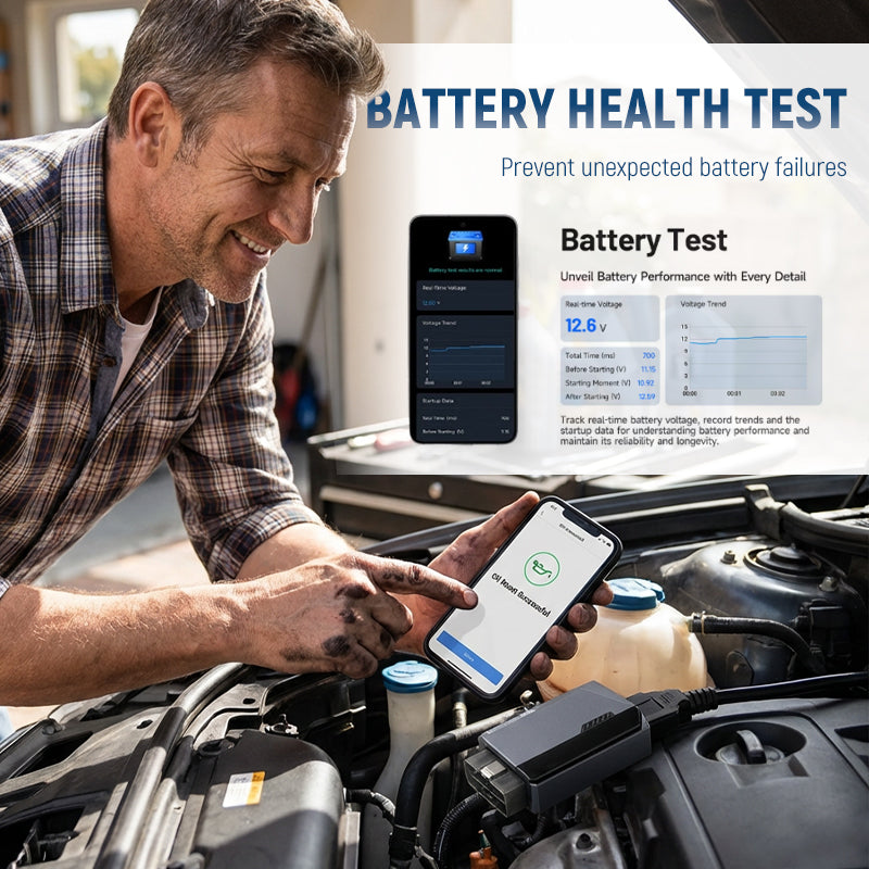 💎 65% RABATT! 💎 All-System-Fahrzeugdiagnosetool mit Live-Daten – Komplette Systemprüfung, Echtzeitüberwachung & Batterietest