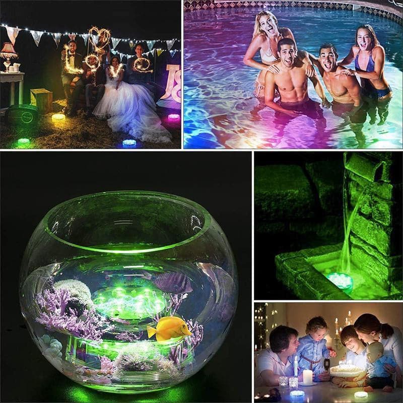 Unterwassertaugliche, wasserdichte LED-Beleuchtung mit Fernbedienung für den Pool