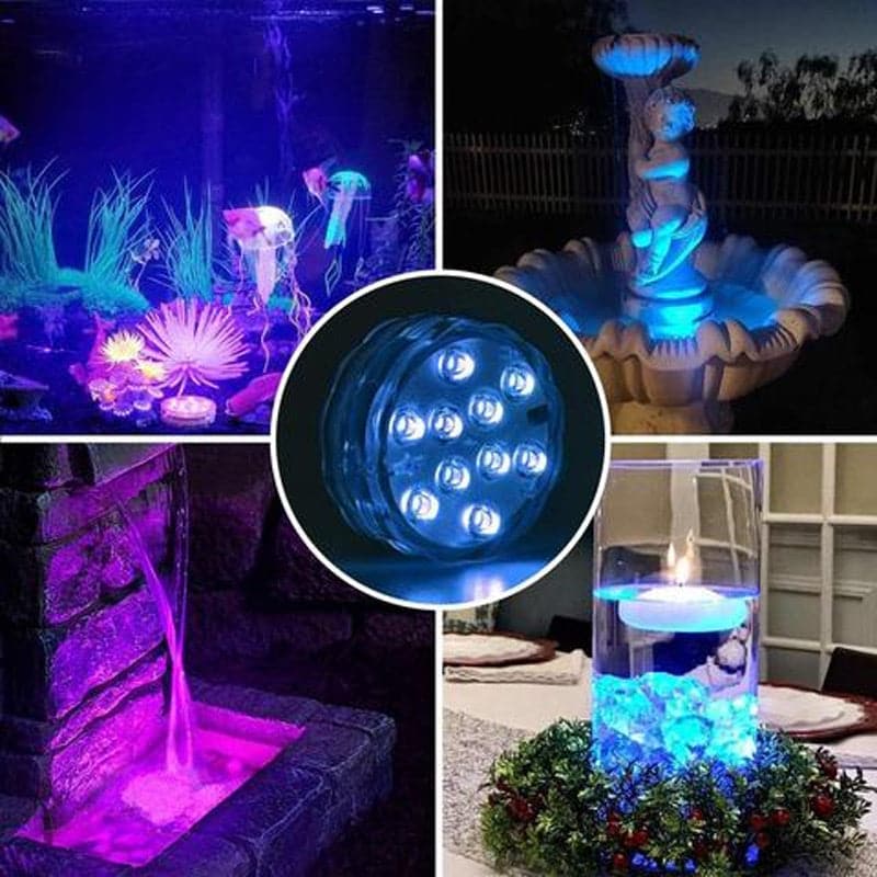 Unterwassertaugliche, wasserdichte LED-Beleuchtung mit Fernbedienung für den Pool
