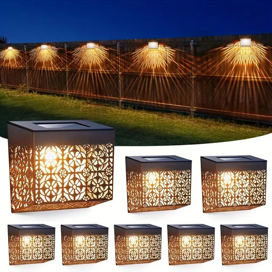 💡☀️ Solarbetriebene LED-Wandleuchte – Dekorativ, Automatisches Ein/Aus & Wetterfest für Wege & Garten 🏡