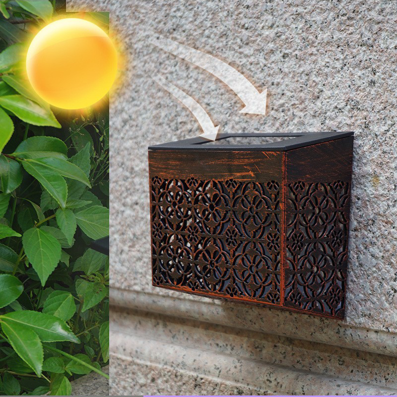 💡☀️ Solarbetriebene LED-Wandleuchte – Dekorativ, Automatisches Ein/Aus & Wetterfest für Wege & Garten 🏡