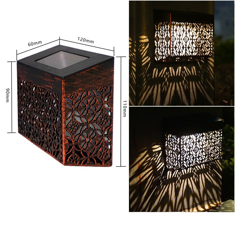 💡☀️ Solarbetriebene LED-Wandleuchte – Dekorativ, Automatisches Ein/Aus & Wetterfest für Wege & Garten 🏡