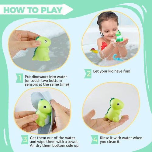 Wasseraktiviertes Leucht-Badespielzeug