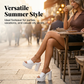 Offene Zehen-Sandalen mit Profilsohle zum Schlüpfen
