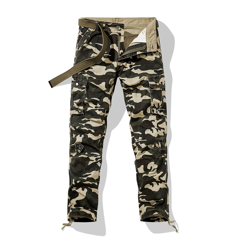 👖 55 % RABATT! 🔥 Klassische Cargohosen für Herren im Camouflage-Muster – viele Taschen, bequeme Passform & perfekt für den Outdoor-Einsatz 🏕️