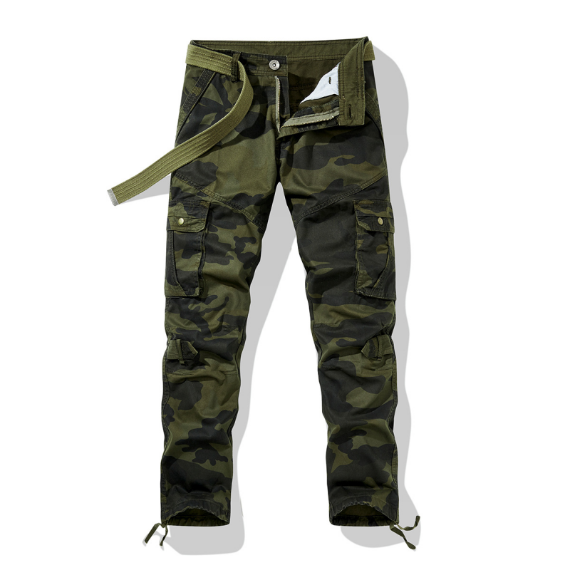 👖 55 % RABATT! 🔥 Klassische Cargohosen für Herren im Camouflage-Muster – viele Taschen, bequeme Passform & perfekt für den Outdoor-Einsatz 🏕️