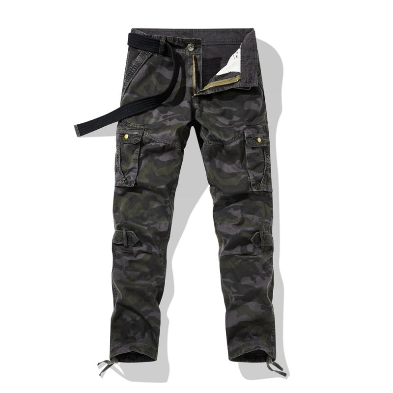 👖 55 % RABATT! 🔥 Klassische Cargohosen für Herren im Camouflage-Muster – viele Taschen, bequeme Passform & perfekt für den Outdoor-Einsatz 🏕️