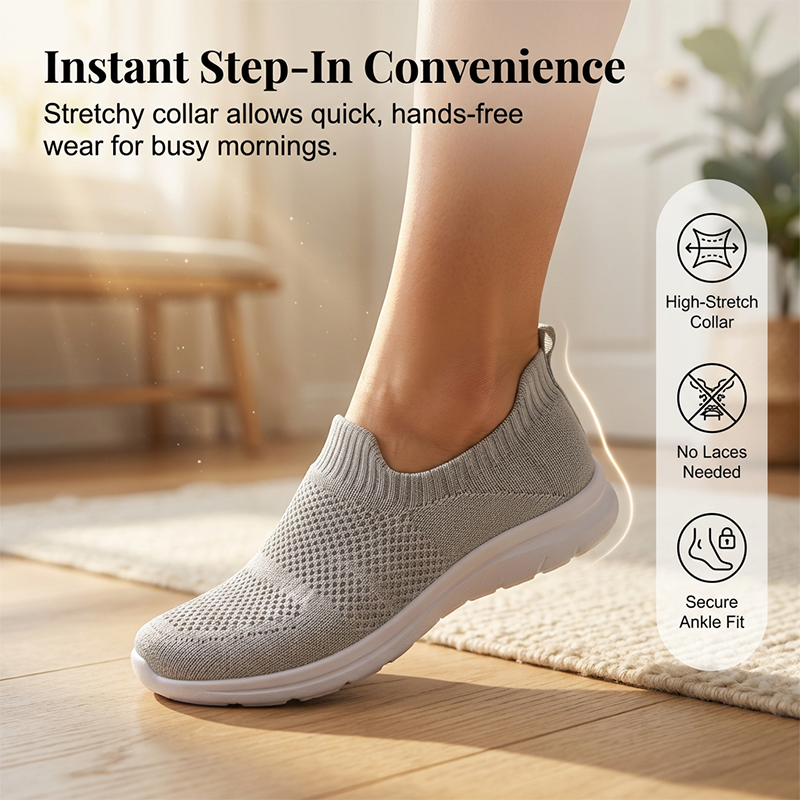 👟 🌬️ Atmungsaktive Mesh-Slipper für Damen – Leicht, flexibel & perfekt für Zuhause und Freizeit ✨