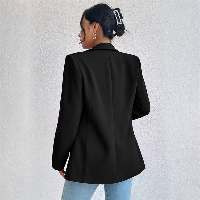 Einfarbige Anzugjacke für Damen