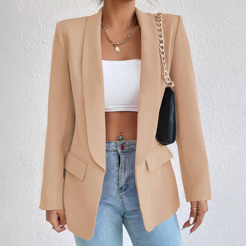Einfarbige Anzugjacke für Damen