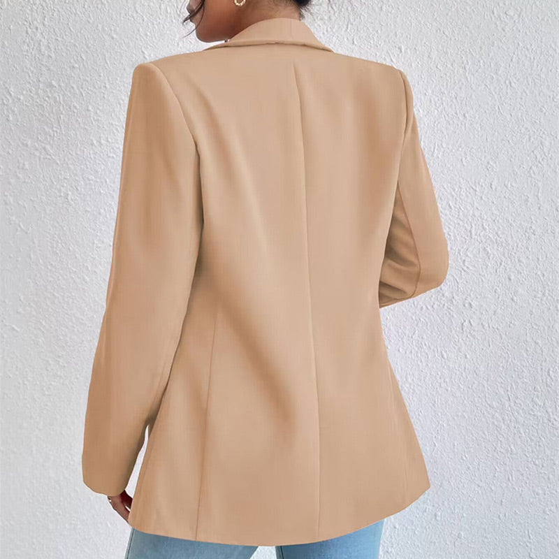 Einfarbige Anzugjacke für Damen