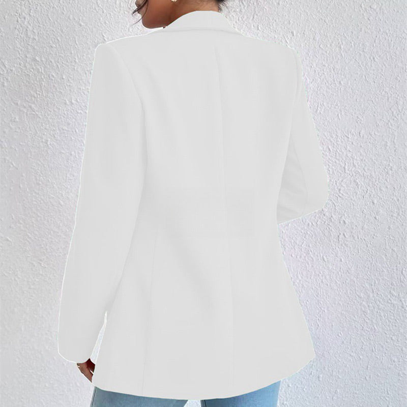 Einfarbige Anzugjacke für Damen