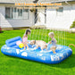 🏊 58% RABATT! 🥳 Aufblasbare Bräu-Liege – Automatische Sprühkühlung & abnehmbares Kissen – Getränkehalter & Sicherheitsgriffe – perfekt für Garten, Pool oder Strand – ideal für zwei Erwachsene 💦