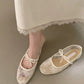 ✨🎀Elegante Ballerinas aus Mesh mit Schleife