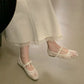 ✨🎀Elegante Ballerinas aus Mesh mit Schleife