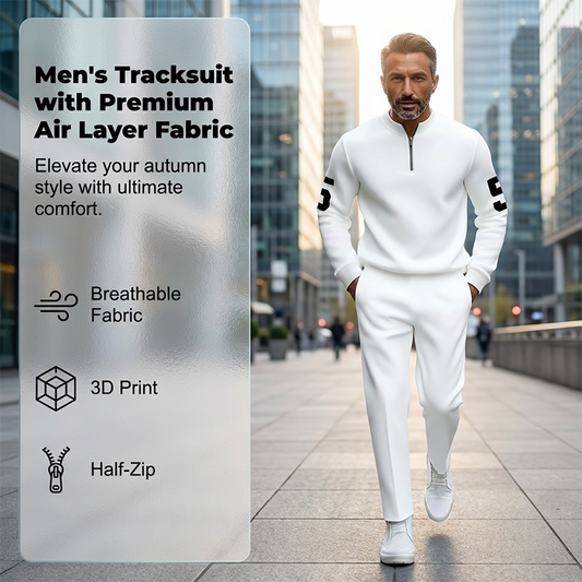 Gratisversand🛫 Herren-Zweiteiler mit halbgeschlossenem Oberteil und Hose