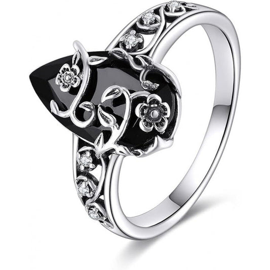 💍 58% RABATT! 🌸 Böhmischer Vintage-Blumenranken-Ring – Aufwendiges Filigranes Durchbruchmuster, Exquisite Handwerkskunst & Zeitloses Design ✨