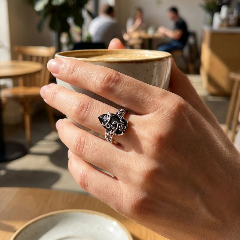 💍 58% RABATT! 🌸 Böhmischer Vintage-Blumenranken-Ring – Aufwendiges Filigranes Durchbruchmuster, Exquisite Handwerkskunst & Zeitloses Design ✨